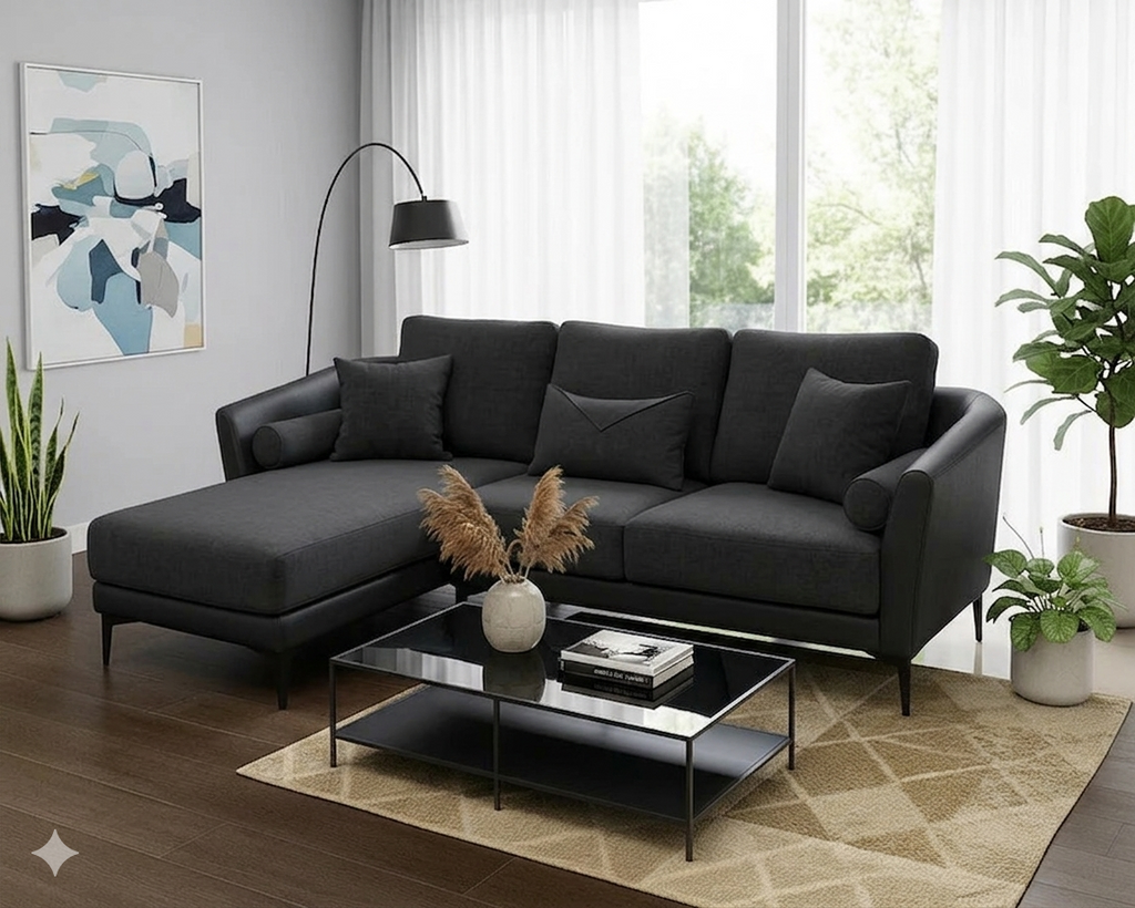 SOFA PINE L SHAPE RHS