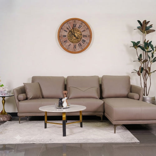 Sofa Pine L Shape LHS Toasted Almond at ZHomes Furniture Pakistan