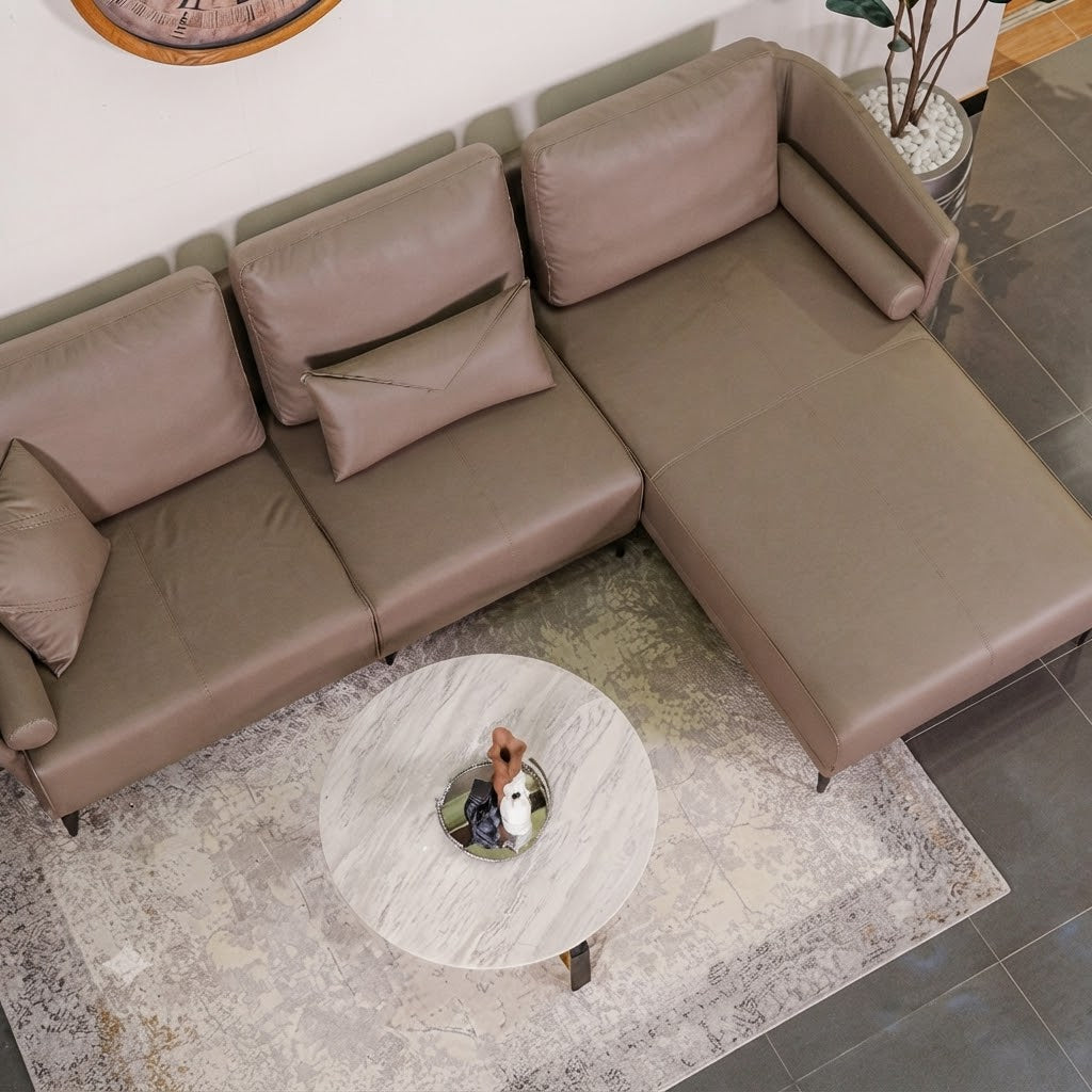 Sofa Pine L Shape LHS Toasted Almond at ZHomes No1 Furniture Store In Pakistan