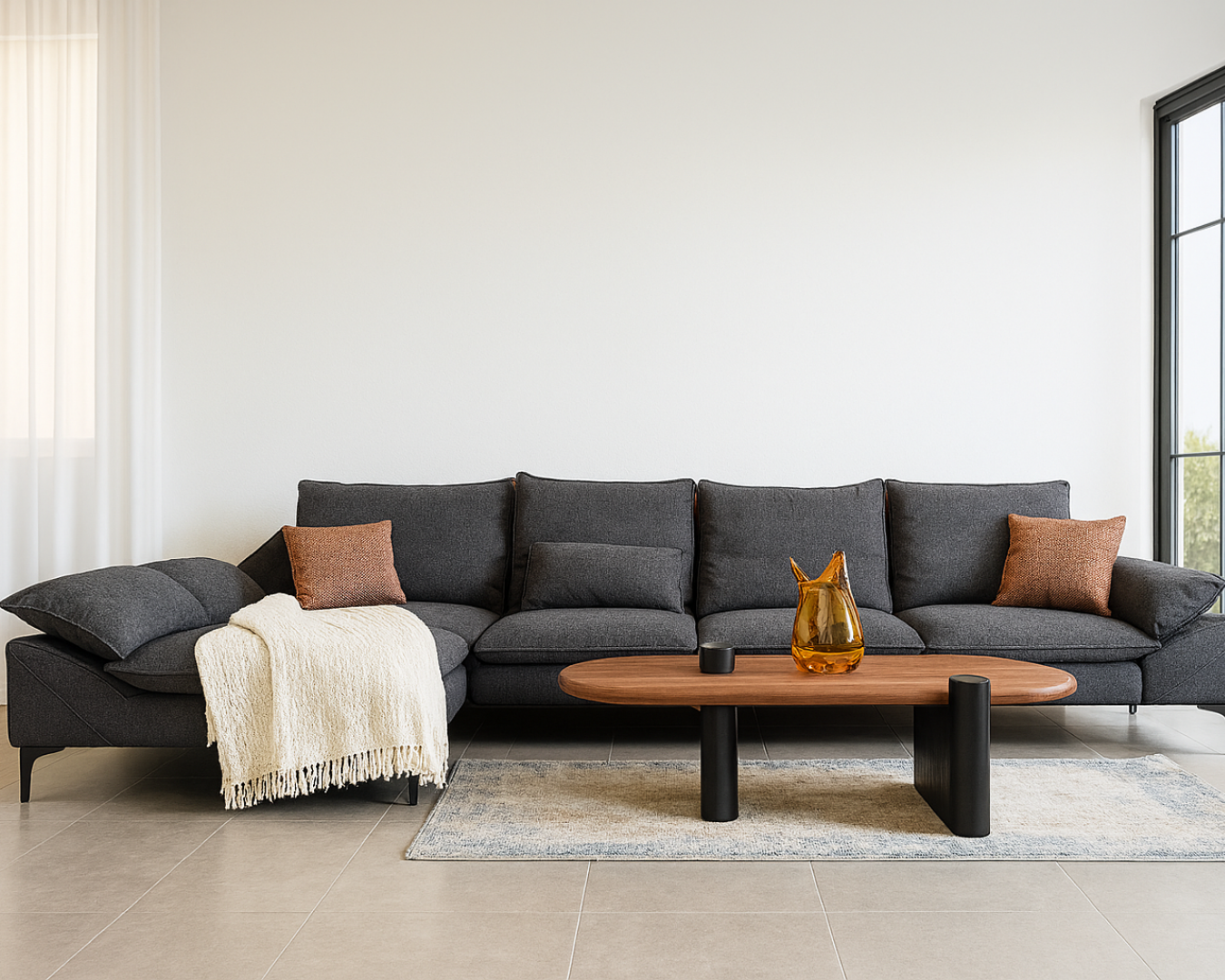 SOFA REX L SHAPE RHS