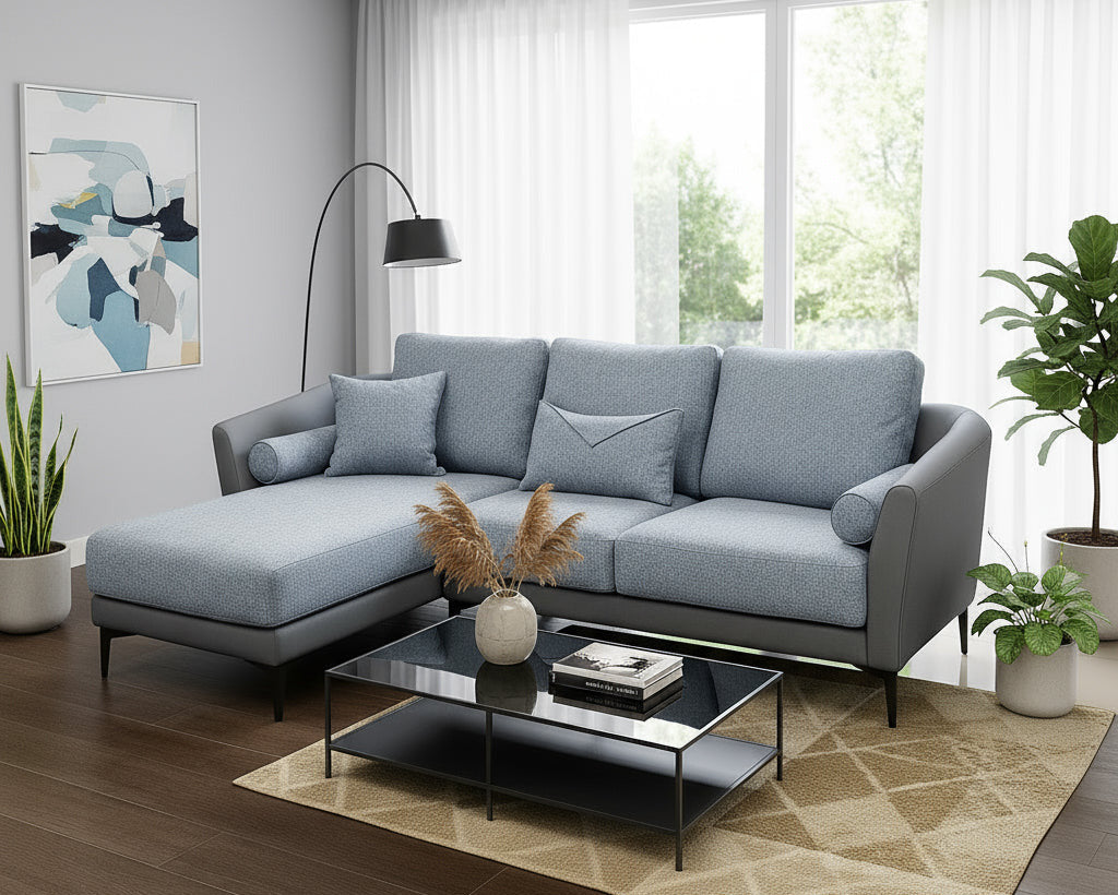 SOFA PINE L SHAPE RHS