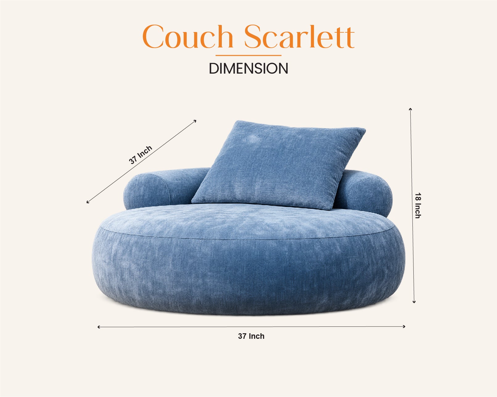 COUCH SCARLETT