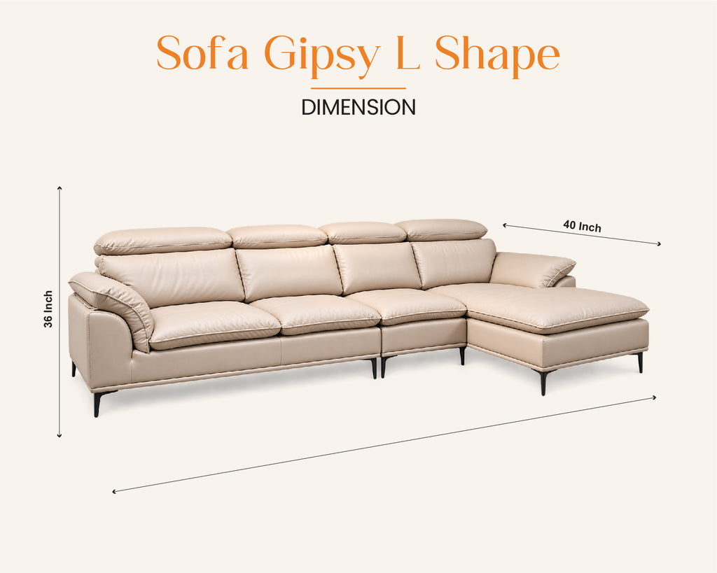 SOFA GIPSY L SHAPE LHS