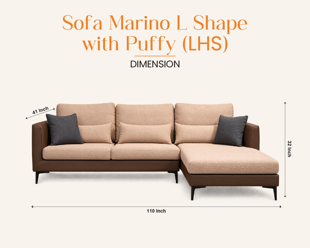 SOFA MARINO L SHAPE LHS