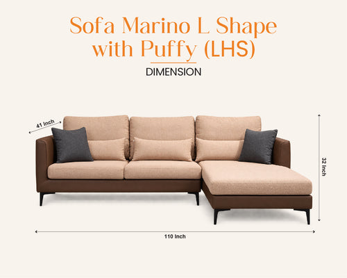 SOFA MARINO L SHAPE LHS