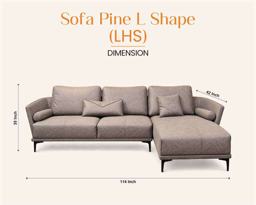 SOFA PINE L SHAPE LHS