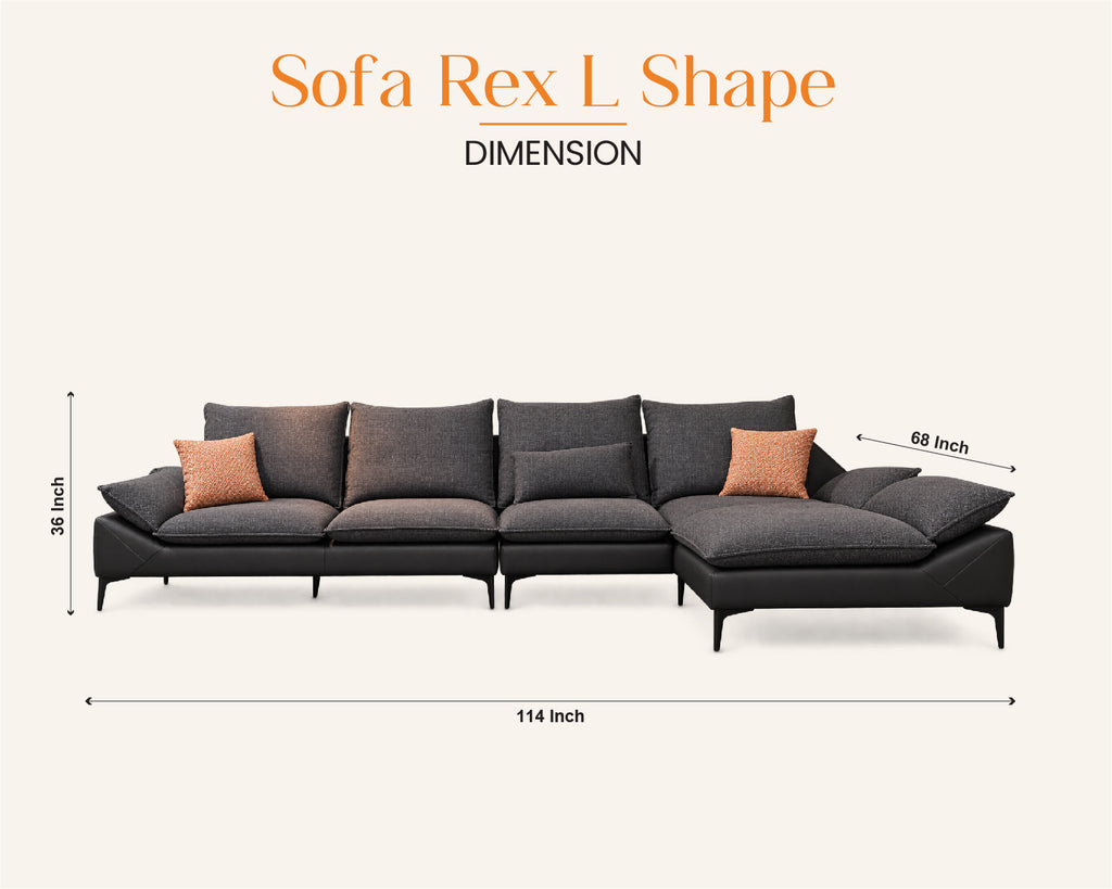 SOFA REX L SHAPE LHS